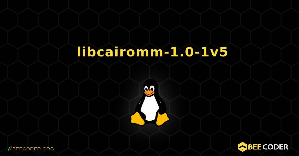 如何安装 libcairomm-1.0-1v5 . Linux