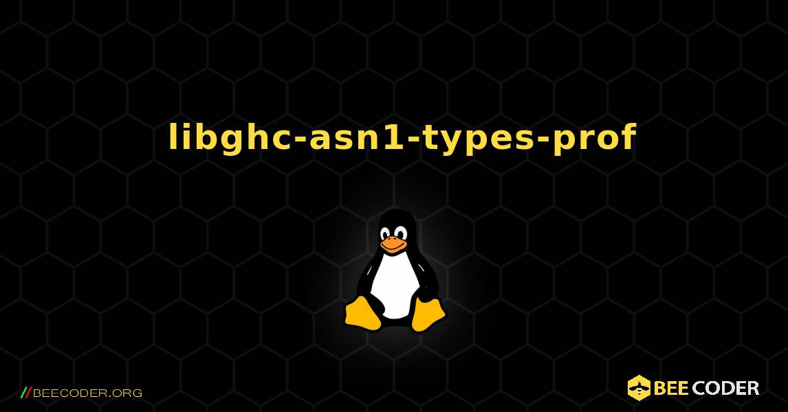 如何安装 libghc-asn1-types-prof . Linux