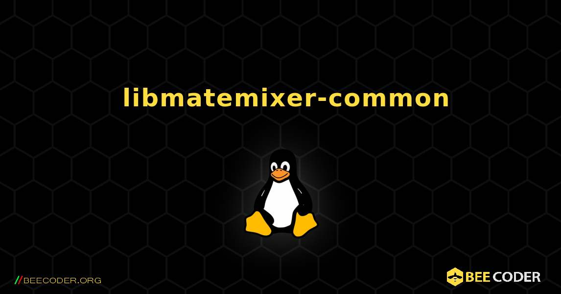 如何安装 libmatemixer-common . Linux