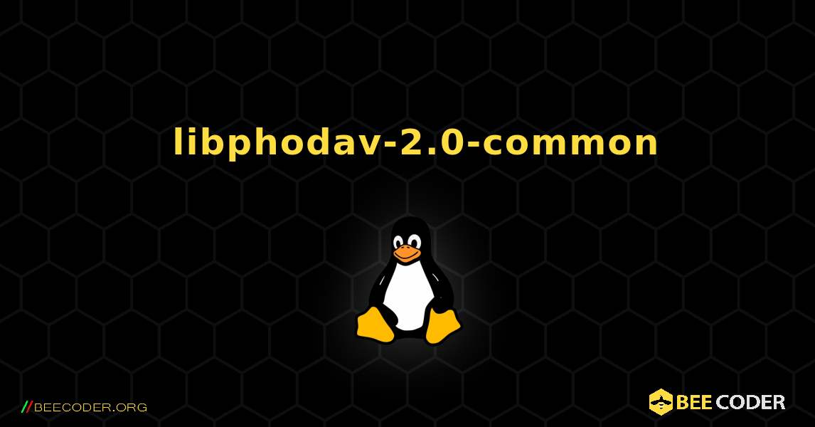 如何安装 libphodav-2.0-common . Linux