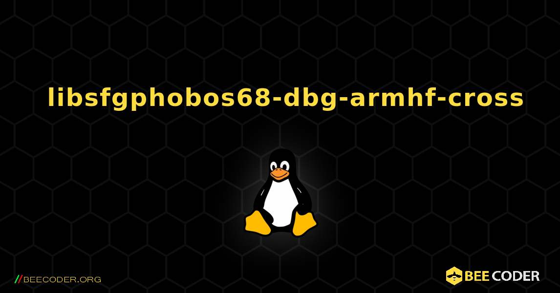 如何安装 libsfgphobos68-dbg-armhf-cross . Linux