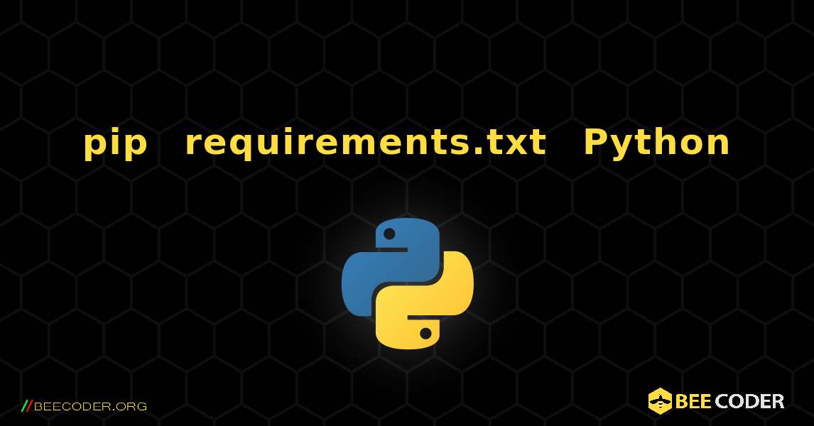 如何使用 pip 和 requirements.txt 安装 Python 包. Python